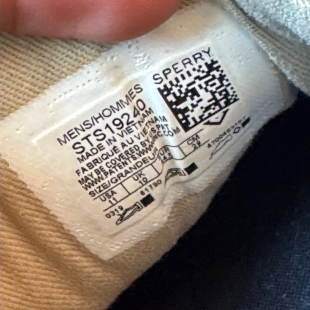 Sperry Halyard II Pink Cream Canvas Boat Deck Casual Shoes SIZE 11